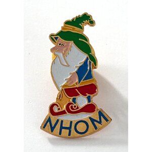 Vintage NHOM New Hampshire NH Odyssey of the mind Gnome Pin OotM